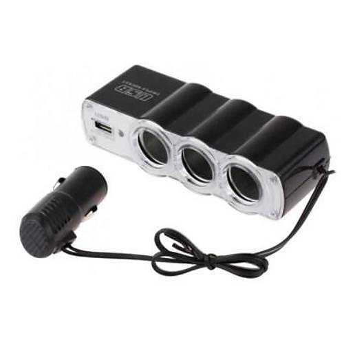 WF-0120 3'lü USB'li Çakmaklık Çoklayıcı