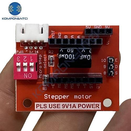 A4988 DRV8825 3D Yazıcı Step Motor Kontrol Kartı