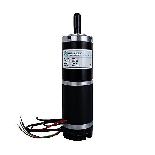 ZYT52RA 24V 10Rpm Planet Redüktörlü Encoderli Motor