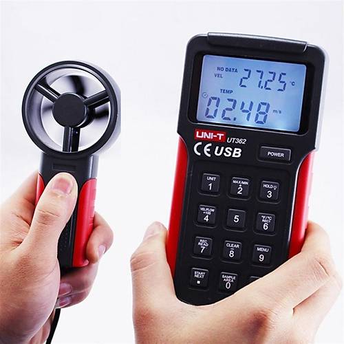 UNI-T UT362 Unit Anomometre (Rüzgar Hiz Ve Sıcaklık Ölçer)