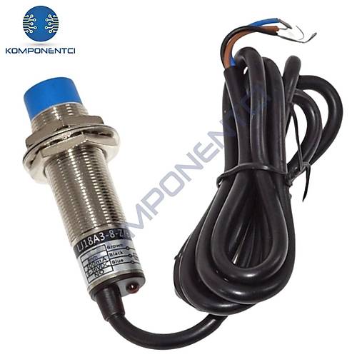 LJ18A3-8-Z/BY Endüktif Mesafe Sensörü 6-36V 8mm PNP NO 300mA