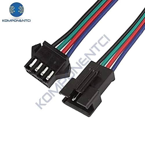 IC-261J-4 JST SM 4P Kablolu Konnektor Takım
