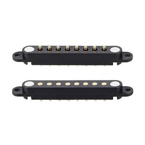 8-Pin 2.54mm Pogo Pin Manyetik Konnektör Takımı - Kulaklı