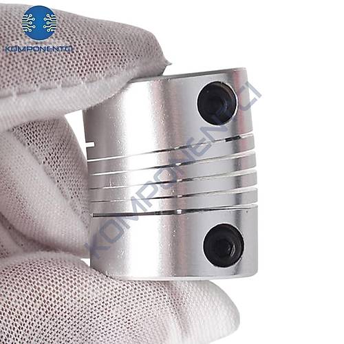 5x8mm Esnek Kaplin Alüminyum 3D Yazıcı CNC Uyumlu
