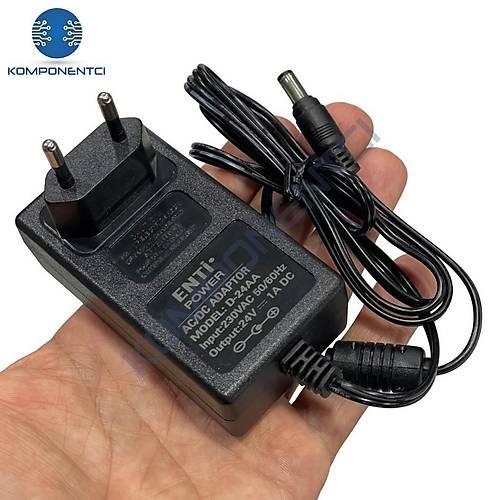 24V 1A Adaptör - Avrupa Priz Tipi