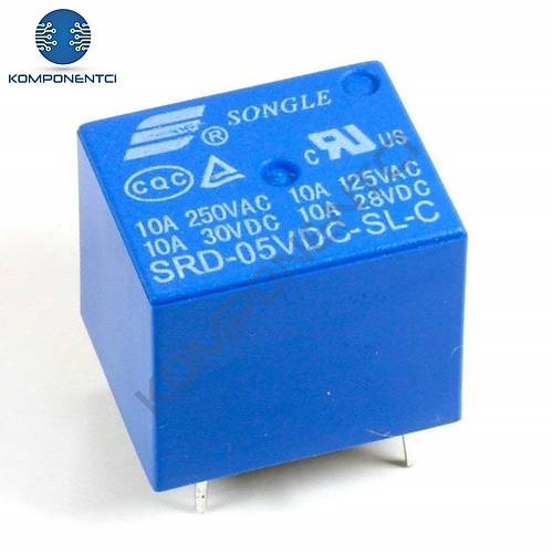Songle 5V Minyon Spot Röle SRD-05VDC-SL-C