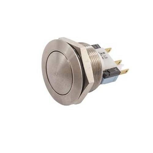 24mm Düz Yaylı Metal Buton - AV24LB404