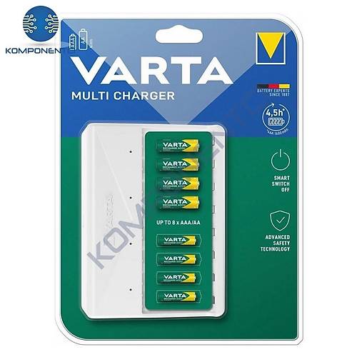 Varta 57659 Multi 8li Slot AA - AAA Pil Şarj Cihazı