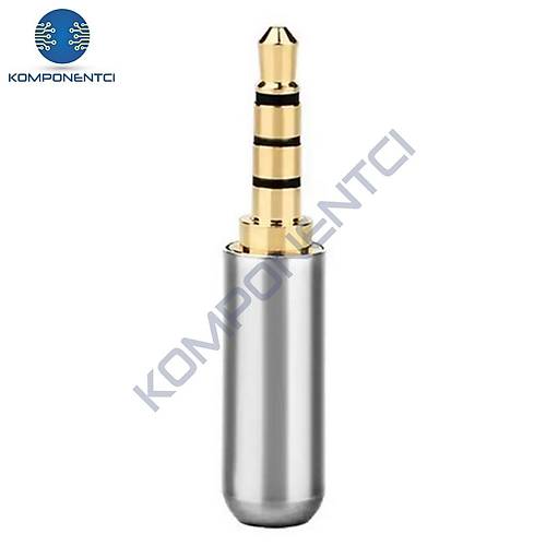 IC-261E 3.5mm Jak 4 Boğumlu Gümüş