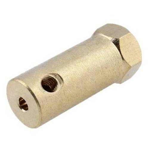 6mm Motor Şaftı ile Uyumlu Hex Tekerlek Kaplini