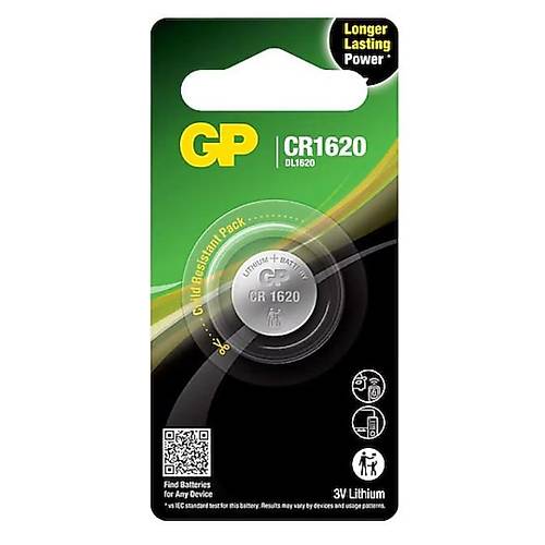 GP CR1620 3V Lityum Pil Tekli Paket