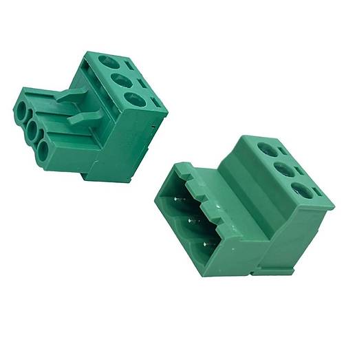 3 Pin 5.08mm Kablo Birleştirici Klemens Erkek-Dişi Set