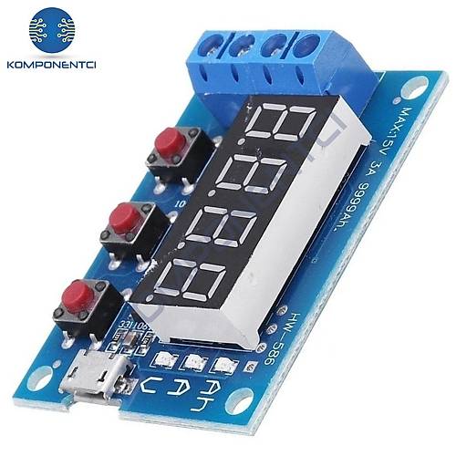 ZB2L3 18650 Lityum Akü Pil Kapasite Test Cihazı 1.5-15V 3A