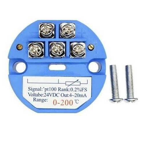 RTD PT100 Sıcaklık Sensör Vericisi DC 24V 0-200?