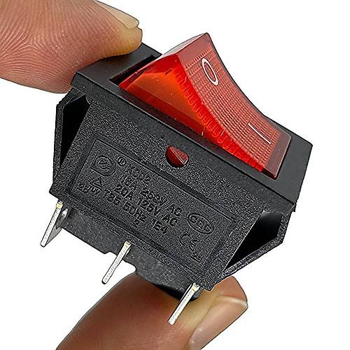 IC-104A Geniş Işıklı Anahtar 6P On-Off