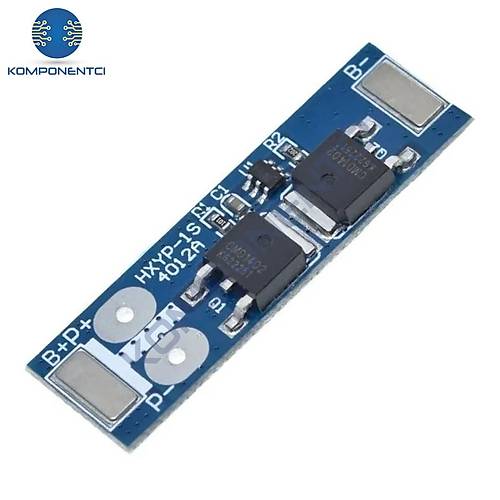 1S 12A BMS 3.7V 18650 Lityum Pil Şarj Koruma Devresi