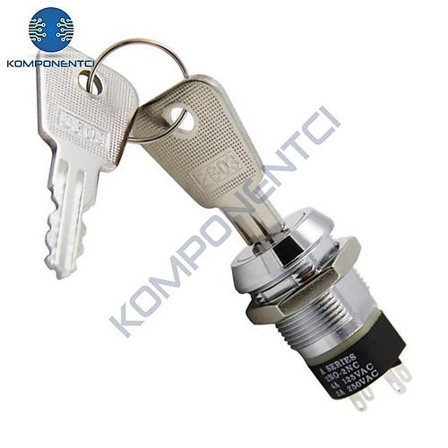 IC-195C Anahtarlı Switch 0-1 Ø19mm K19-02-201