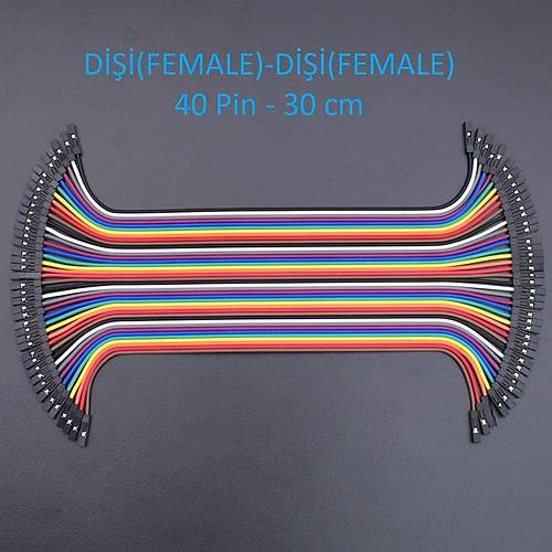 Jumper Kablo Dişi Dişi F2F 40 Pin 30cm