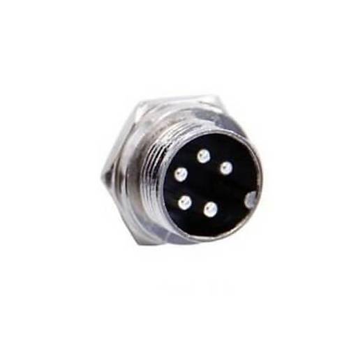 Mike Konnektör 5-Pin 16mm - Erkek