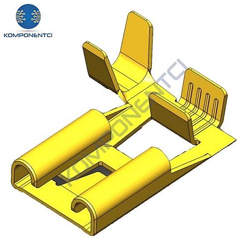 Gwest Eğri Dişi Terminal GF1D 6.3 250 Adet