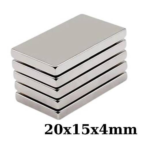 20x15x4mm Neodyum Güçlü Mıknatıs - Neodim Magnet