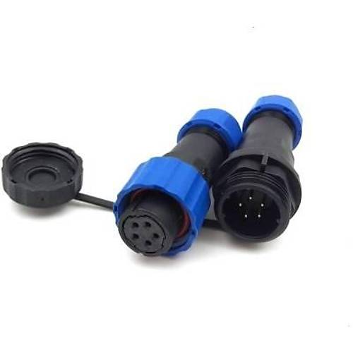 SD16 5 Pin 16mm Su Geçirmez Konnektör Takımı