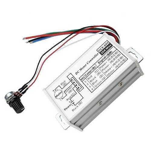 9V 12V 24V 36V 48V 60V 20A PWM DC Motor Hız Kontrol Modülü