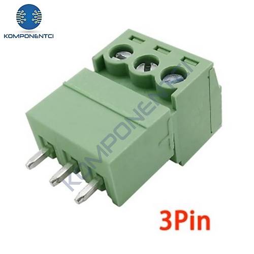 3 Pin 3.81mm Geçmeli 180C Takım Klemens