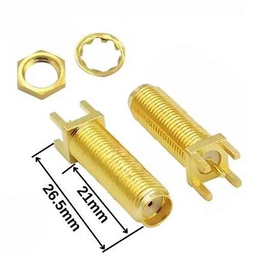 SMA-KE 21 Coaxial Konnektör - Simetrik