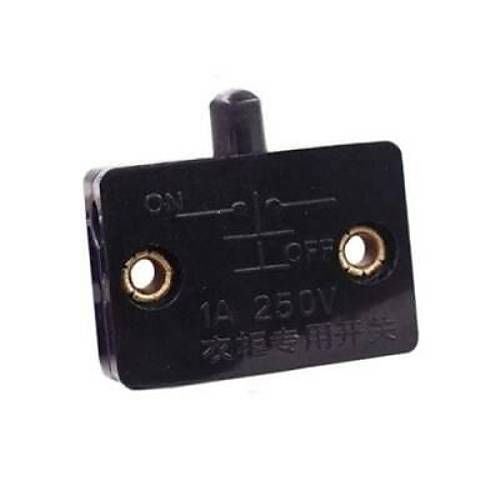 IC-187F Ters Kapak Swici Dolap Kapak Switch Sıva Üstü 250V 1A Siyah