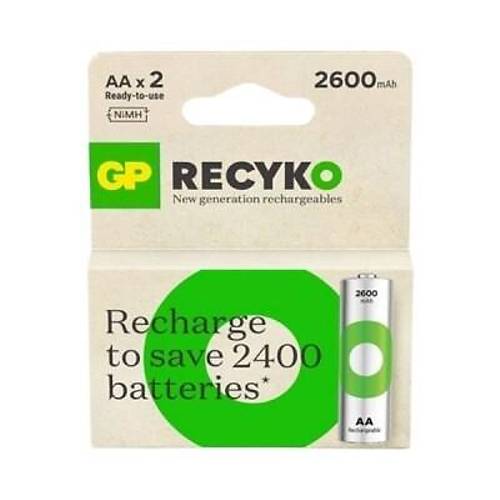 GP ReCyko+ 2'li 650mAh AAA Şarj Edilebilir Pil