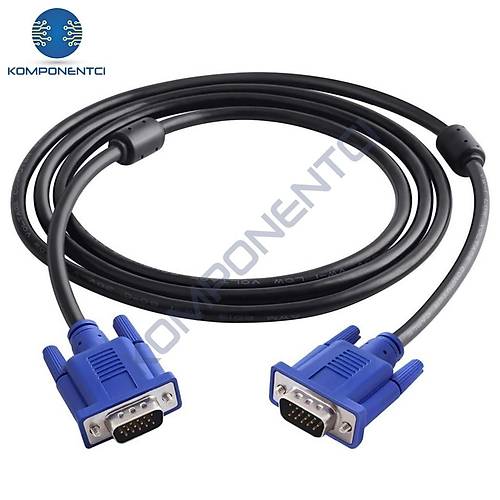 VGA Kablo LCD Monitör ve Projeksiyon Kablosu 1.5m
