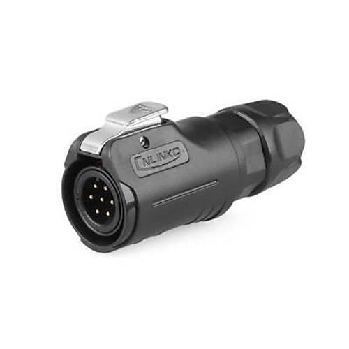 LP-12-C07PE-02-001 7-Pin Su Geçirmez Konnektör - Erkek