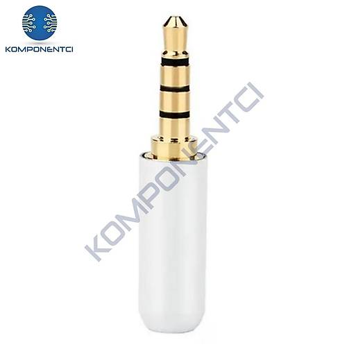 IC-261E 3.5mm Jak 4 Boğumlu Beyaz