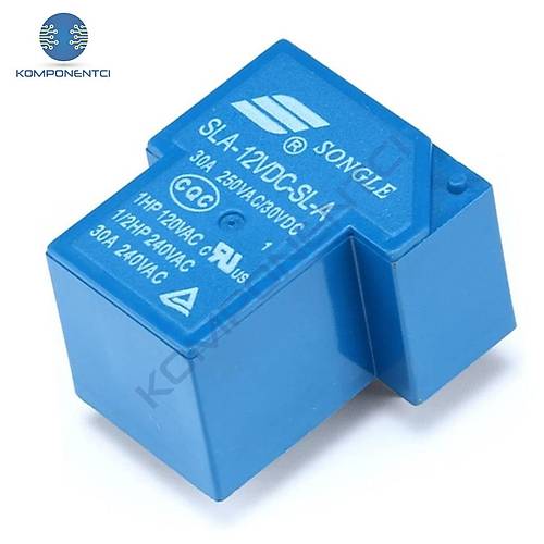Songle 12V 30A 5 Pin Röle SLA-12VDC-SL-A ( T90 Relay )