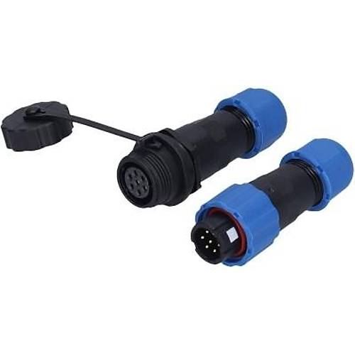 SD13 7 Pin 13mm Su Geçirmez Konnektör Takımı