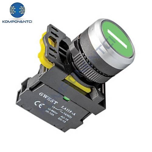 Gwest A5-10/1 22mm Start İşaretli Yaylı Buton 1NO