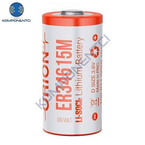Orion ER34615 M 13000mAh 3.6V Lityum Pil