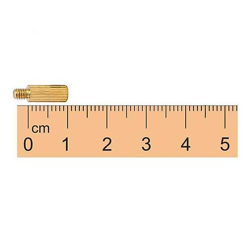 M2 10mm Metal Dişi-Erkek Aralayıcı (Standoff) - Metal Distans