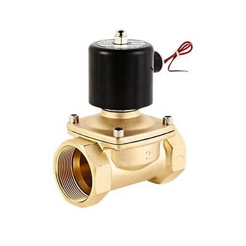 2W-200-20 DC 12V NC Elektromanyetik Valf - Solenoid Valf