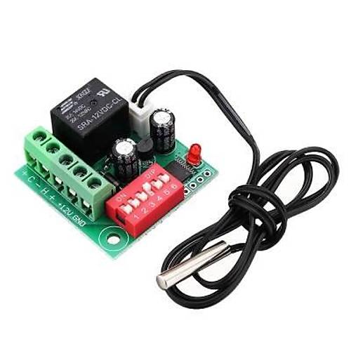 W1701 Röle Çıkışlı Dijital Termostat. Sıcaklık Kontrol Kartı