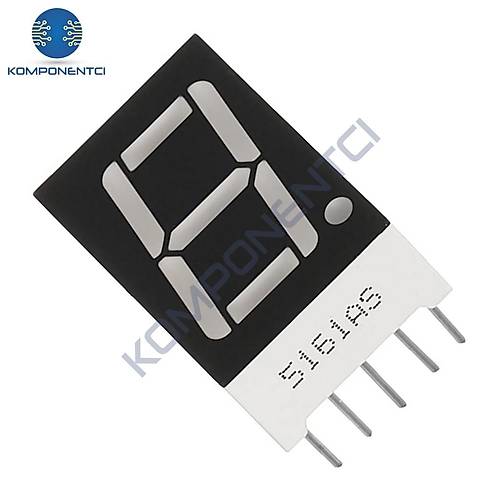 14 mm 7 Segment Display Ortak Katod 1 Digit