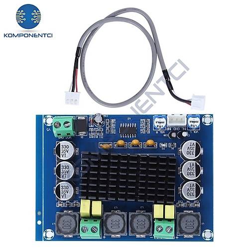 XH-M543 TPA3116D2 Stereo 2x120W Ses Amfi Modülü Class D Çift Kanallı
