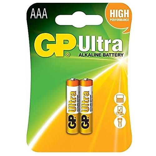 GP LR03 1.5V Ultra Alkalin AAA İnce Kalem Pil 2li