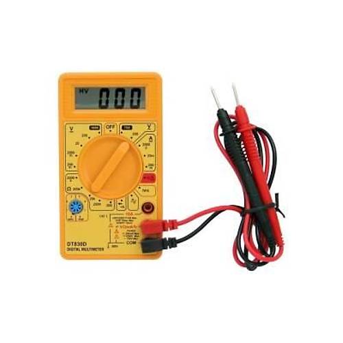 Dijital Avometre Multimetre Ölçü Aleti DT-830D