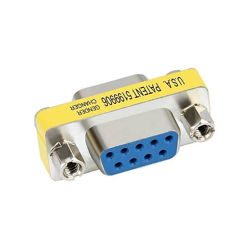 DB9 - RS232 Dişi-Dişi (F2F) 9 Pin Çevirici Ara Adaptör