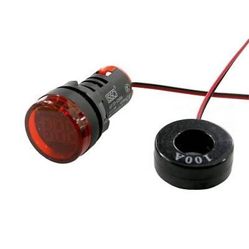 AD136-22DSA-K 100A Ampermetre - Kırmızı