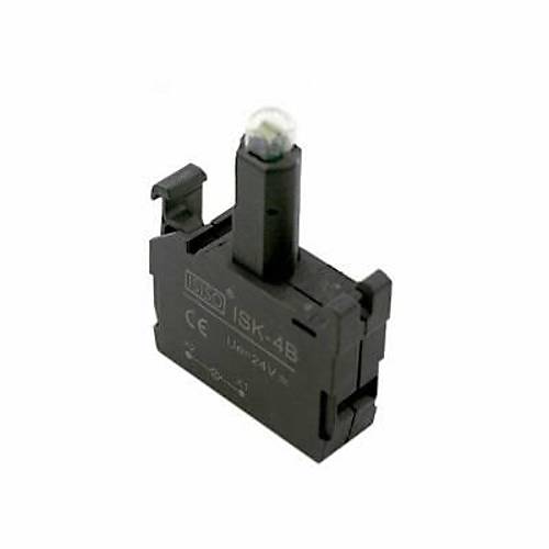 ISK-4B 24V Buton Işık Kontağı - Kırmızı