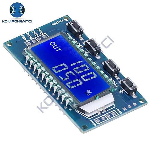 XY-LPWM LCD Ekranlı Sinyal Jenaratör Modülü Kare Dalga Üretici 1Hz-150Khz