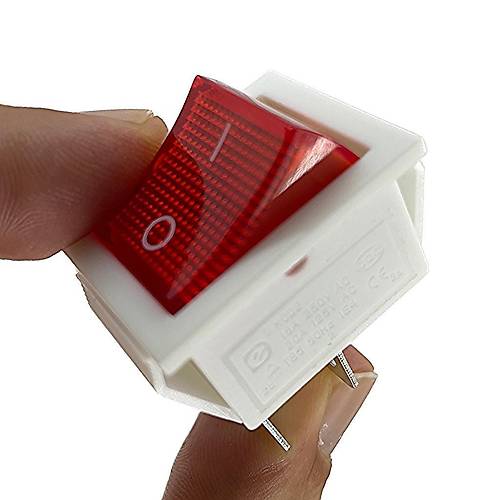 IC-104B Geniş Işıklı Anahtar On-Off Beyaz Kasa